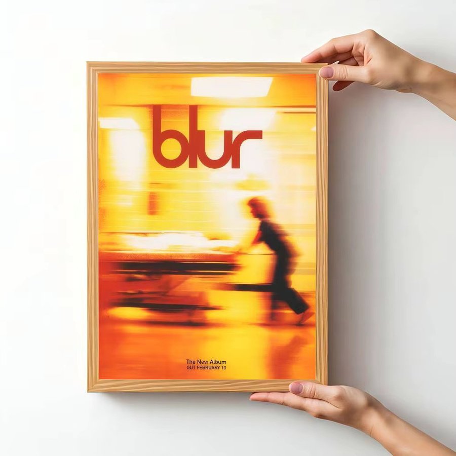 Rastar Wandaufkleber Rockband B-Blur Klassische Filmplakate Wasserfester Papieraufkleber Rechteckig - Bild 5