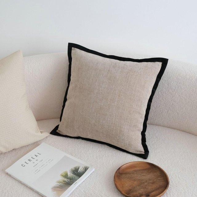 JMG Clothing Luxus Kissenbezug aus Polyester in Braun und Beige, B/H: 30 x 50 cm oder 50 x 50 cm oder 45 x 45 cm - Bild 1