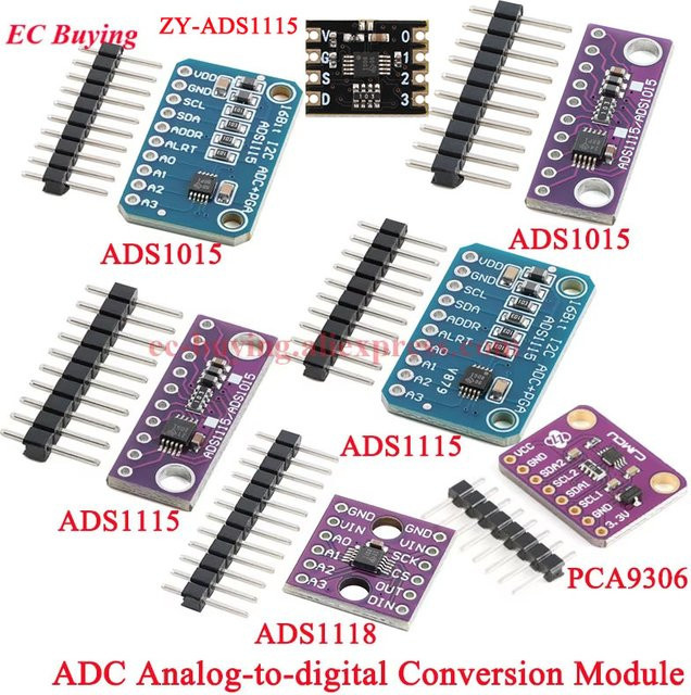 EC Buying ADS1115 ADS1015 ADS1118 I2C Konverter Modul PCA9306 ADC Board für Arduino und Raspberry Pi - Bild 1