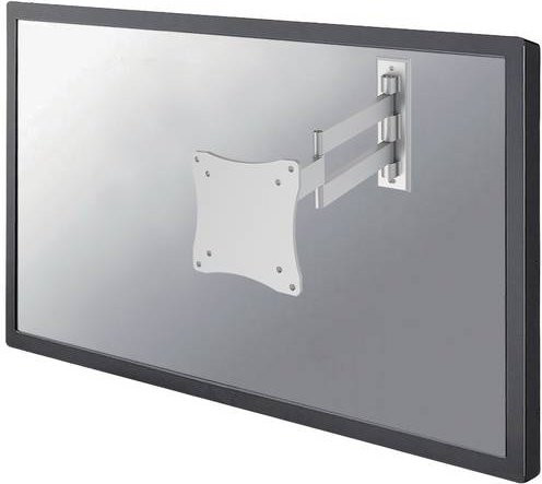 Neomounts FPMA-W830 1fach Monitor-Wandhalterung Silber, für 10 bis 27 Zoll, VESA 75x75 mm - Bild 1