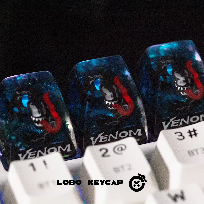 Attack Shark Anime Keycap für mechanische Tastaturen mit lichtdurchlässigem Harz und Single Character Animation Design - Bild 4