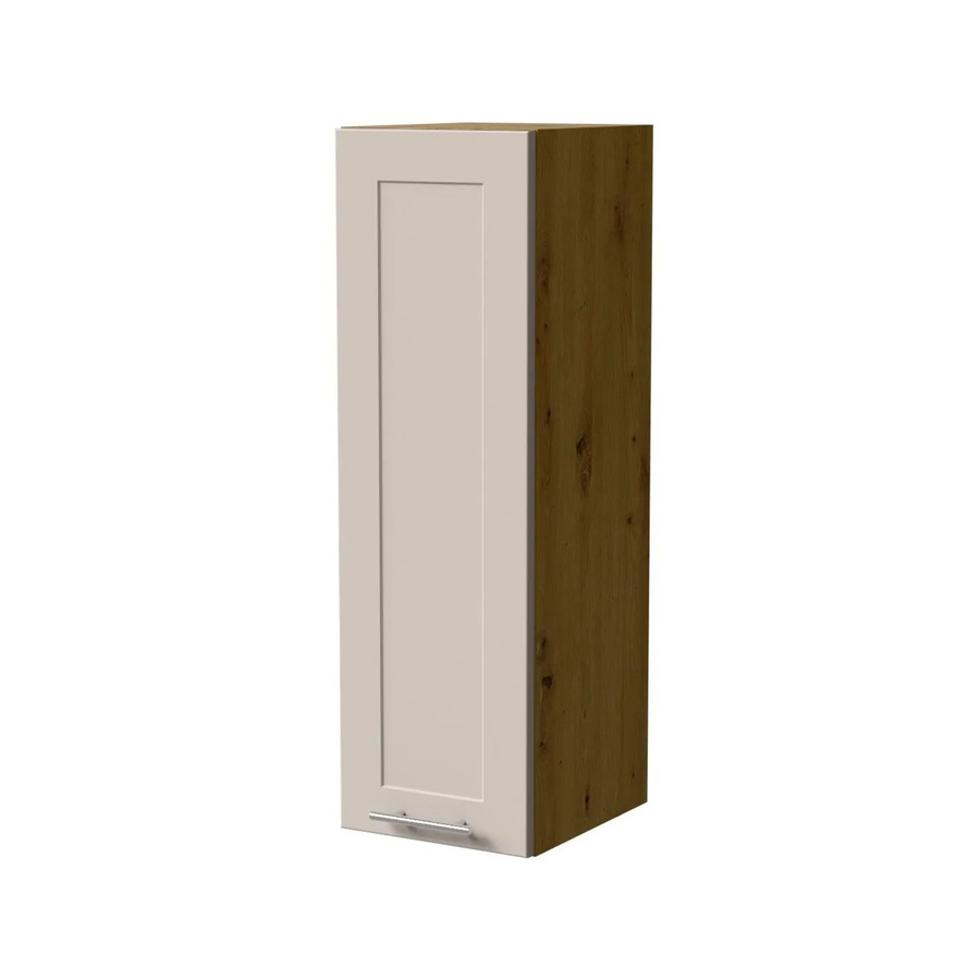 Feldmann-Wohnen Hängeschrank Oslo W4/30 in Eiche Artisan und Kaschmir Matt, B/T/H: 30 x 32,5 x 96 cm - Bild 2