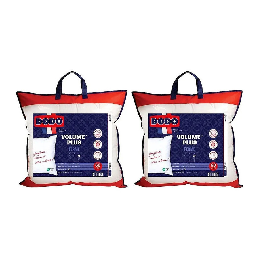 Vente-unique Kopfkissen Pure Confort Weiß 60 cm - Bild 2