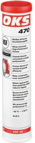 OKS 470 Allround-Hochleistungsfett NSF-H2, NLGI-Klasse 2, weiß, 400 ml Kartusche - Bild 1