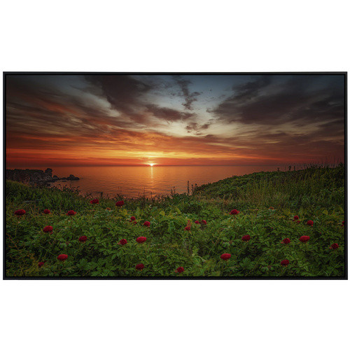 papermoon Infrarotheizung EcoHeat Blumenwiese am Meer in Bunt mit Matt-Effekt, App-Steuerung und Überhitzungsschutz - Bild 2