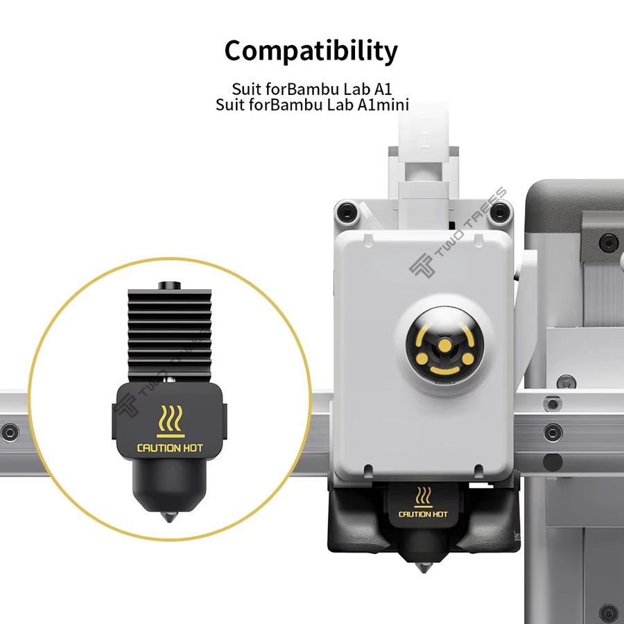 Bambu Lab A1 Mini All-in-one Hotend Kit mit gehärteter Stahldüse für FDM 3D-Drucker Zubehör - Bild 5