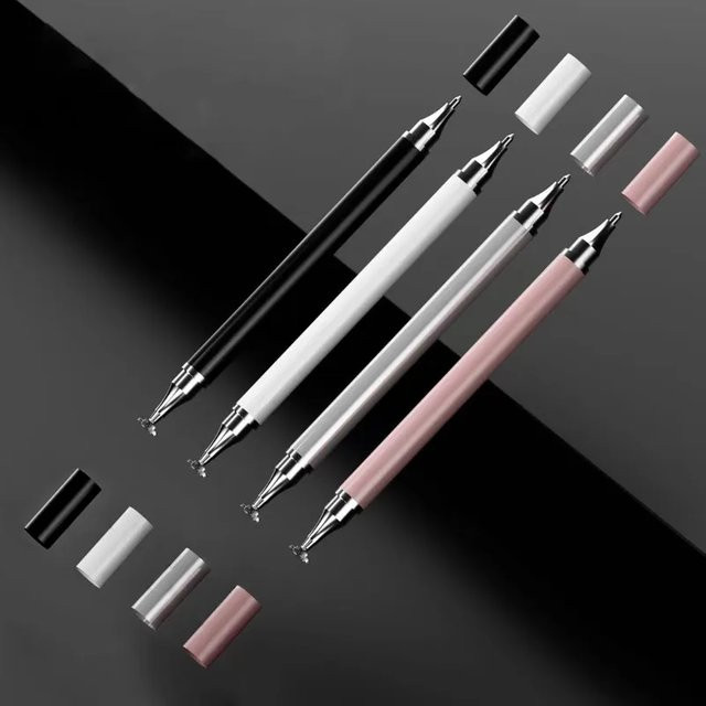 2-in-1 Dual-Use Stylus kapazitiver Eingabestift mit Silikondisk für Tablets und Mobiltelefone zum Malen, Retuschieren und für das Büro - Bild 1