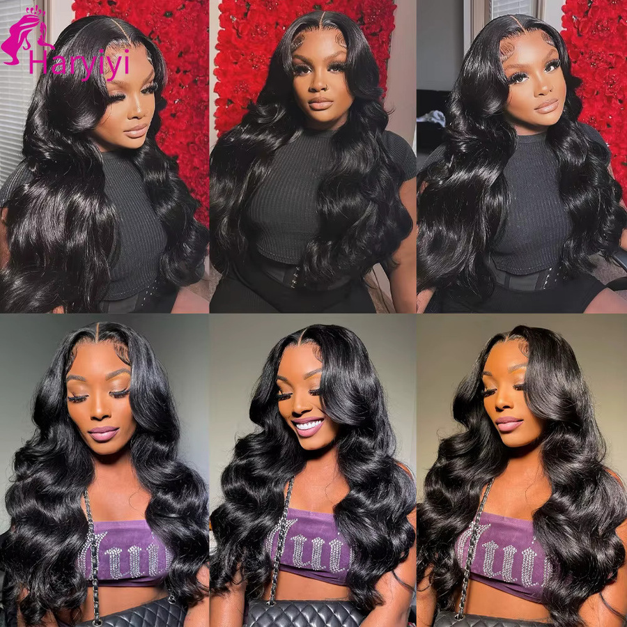 FIUMER Body Wave Echthaar-Bündel, Brasilianisches Rohhaar, Naturschwarz - Bild 6