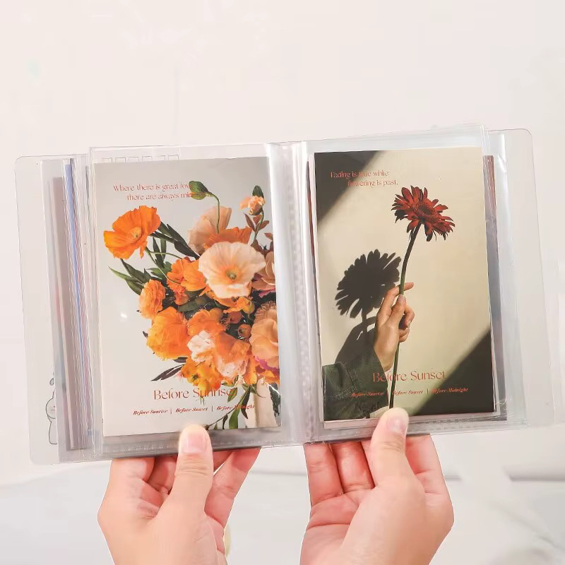 Wasserdichtes Fotoaufbewahrungsheft A6 aus transparentem PP-Material mit 40 Taschen - Bild 5