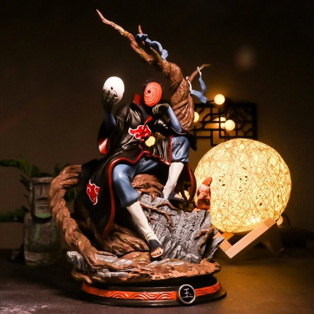 Bandai Naruto Uchiha Obito Tobi Akatsuki Actionfigur, 33 cm, Kunststoff - Bild 1