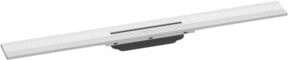 Hansgrohe RainDrain Flex Duschrinne aus Edelstahl in Silber, B/L: 80 cm, Wandmontage mit Geruchsverschluss - Bild 1