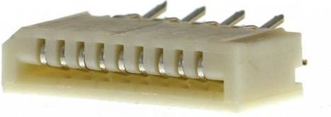 Molex Buchsenleiste Standard in Weiß mit 9 Polen und 1,00 mm Rastermaß - Bild 1
