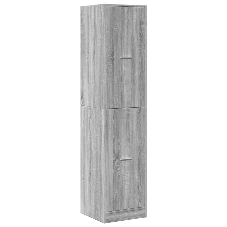 vidaXL Apothekerschrank Grau Sonoma B: 40 cm, T: 41 cm, H: 174,5 cm aus Holzwerkstoff - Bild 2