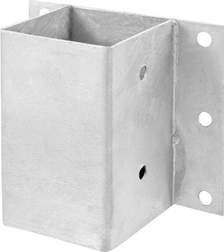 Connex Anschraubhülsen aus verzinktem Stahl in Silber/Grau, Breite: 180 mm, Länge: 150 mm - Bild 1