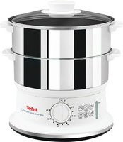 Tefal Dampfgarer Convenient Series VC1451 in Silber aus Edelstahl mit Timer und Auto-Abschaltfunktion - Bild 1