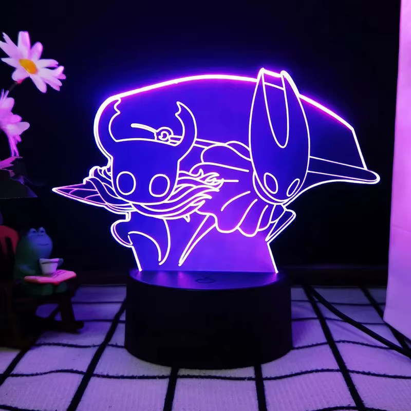 Bandai Hohl Ritter 3D LED Nachtlicht mit Touch-Funktion und USB-Anschluss zur Dekoration für das Kinderzimmer - Bild 2