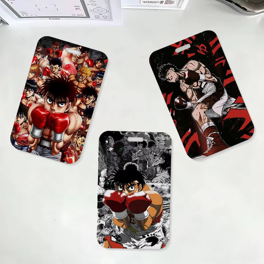 Anime Hajime No Ippo Ausweishalter mit Umhängeband für Schule und Büro in Multicolour - Bild 3