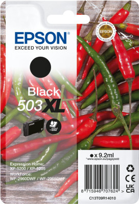 Epson 503XL Original Tintenpatrone Schwarz T09R1 für WorkForce WF-2960 und Expression - Bild 1