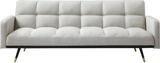 Schlafsofa Rorema in Beige mit Stoffbezug und Schlaffunktion, Breite: 193 cm - Bild 1