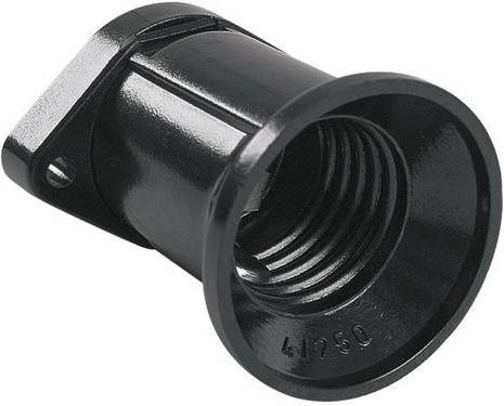 Bachmann Lichterketten-System-Zubehör Socket Holder E27 in Schwarz aus Kunststoff - Bild 1
