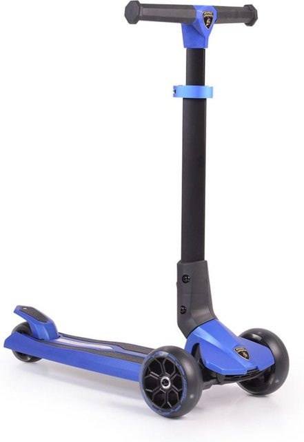 Byox Lamborghini Kinderroller 3 Räder klappbar mit PU-Räder blau ab 3 Jahre - Bild 1