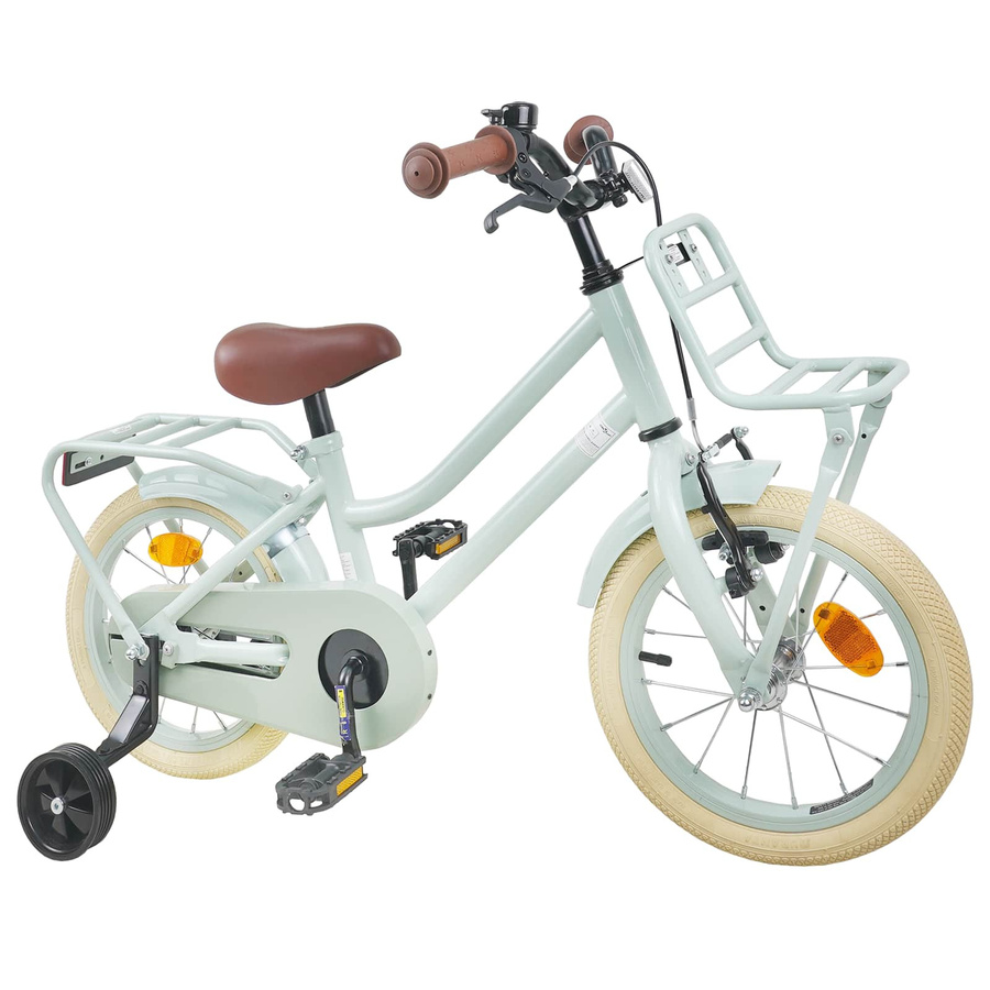 VD Home Furnishing Kinderfahrrad 12 Zoll für Kinder von 2 bis 4 Jahren, Hellgrün - Bild 1