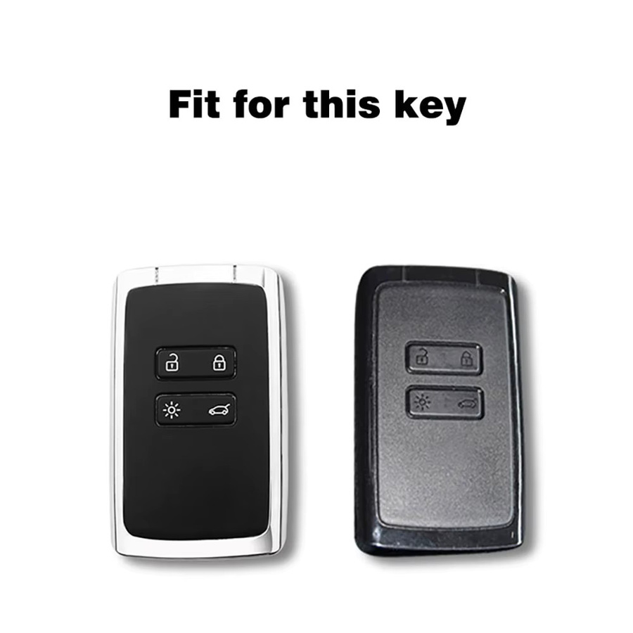 TPU Auto Remote Key Case Abdeckung für Renault Koleos Kadjar Megane Clio Captur Talisman Espace Kangoo Sandero in Schwarz - Bild 2