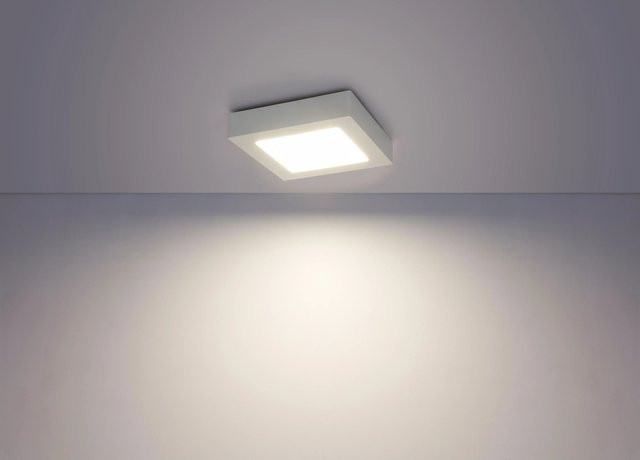 Globo LED-Deckenleuchte Svenja in Weiß aus Kunststoff mit warmweißem Licht - Bild 1