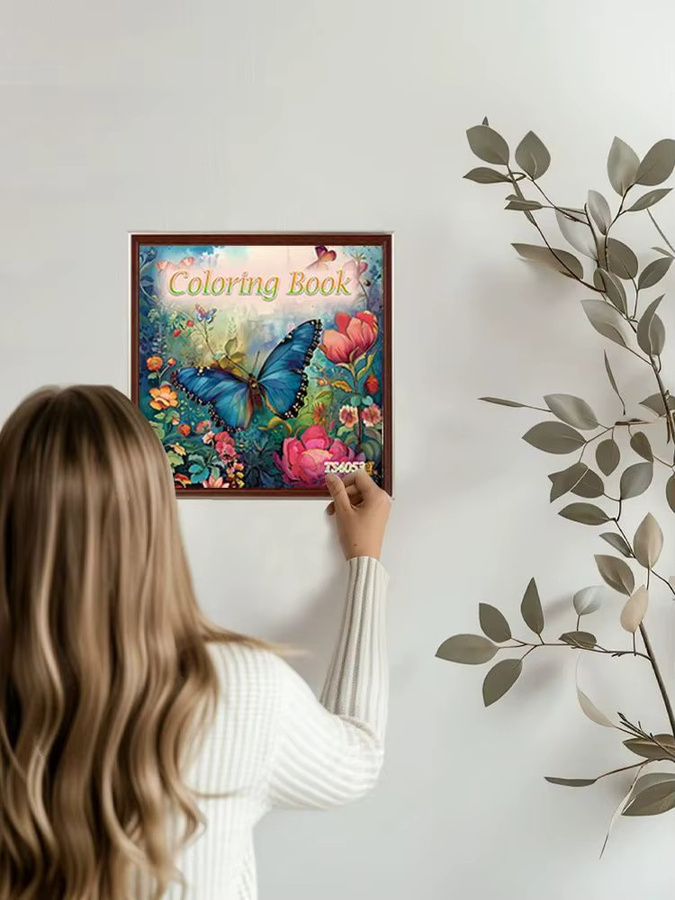 Malbuch für Teenager von tlenpo mit 30 verschiedenen Mustern, Multicolor, 21,1 x 21,1 cm, 100 g/m² - Bild 4