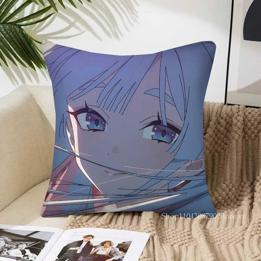 Quadratischer Kissenbezug Anime Cosmic Princess K-Kaguya von bilibili, Mehrfarbig, Breite: 40 cm, Höhe: 40 cm - Bild 3