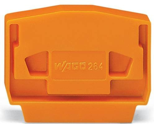 WAGO Abschluss- und Trennplatte 264-369 Orange 25 Stück - Bild 1