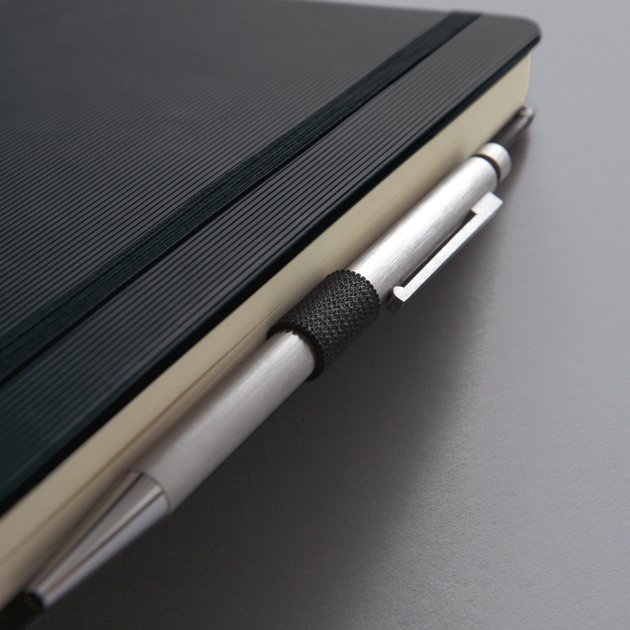 Sigel Conceptum CO120 Notizbuch blanko Schwarz DIN A5 mit Hardcover und elastischem Verschluss - Bild 3