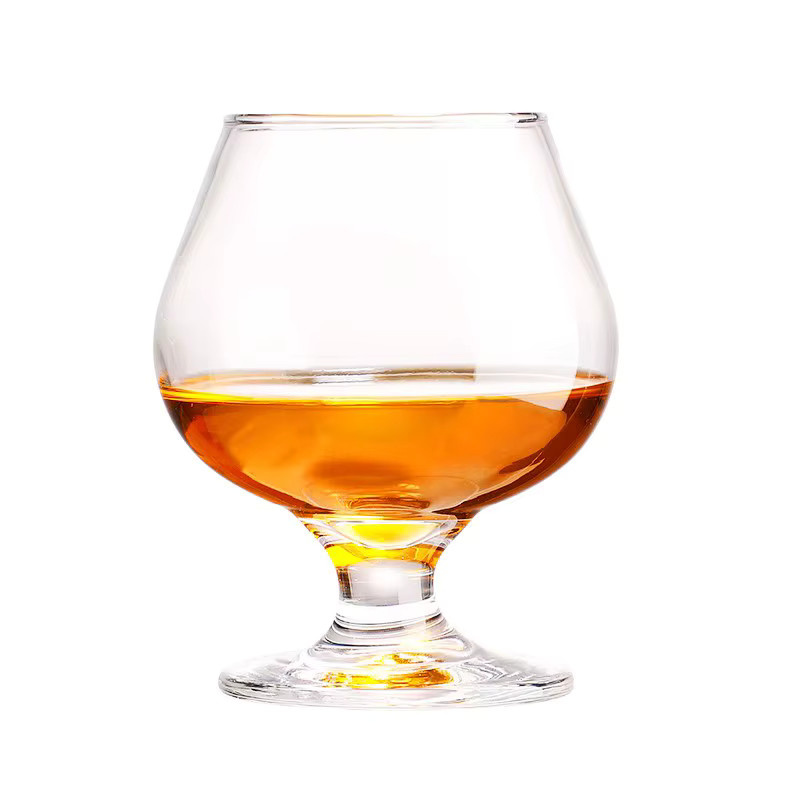 6er Set Aixiangru Brandy Gläser mit kurzen Beinen, 350 ml, transparentes Glas für Cognac, Whisky und Cocktail - Bild 2