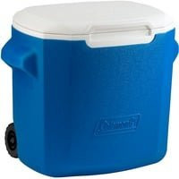 Coleman Performance Wheeled Kühlbox mit Rollen, Blau-Weiß, 26,5 l - Bild 1
