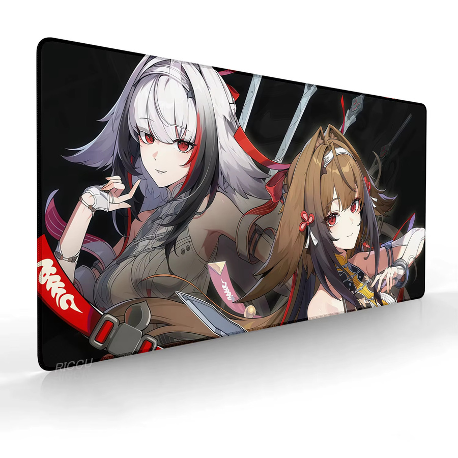 Zenless Zone Zero Gaming-Mauspad XXL Riccu Anime Schreibtischunterlage Multicolour Schwarz - Bild 7