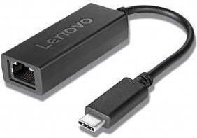 Lenovo USB-C auf Ethernet LAN Adapter in Schwarz (03X7205) - Bild 1