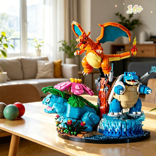 Potdemiel Kampf-Actionfiguren-Display-Set, Modellbausteine, 6838 Teile, ab 14 Jahren - Bild 1