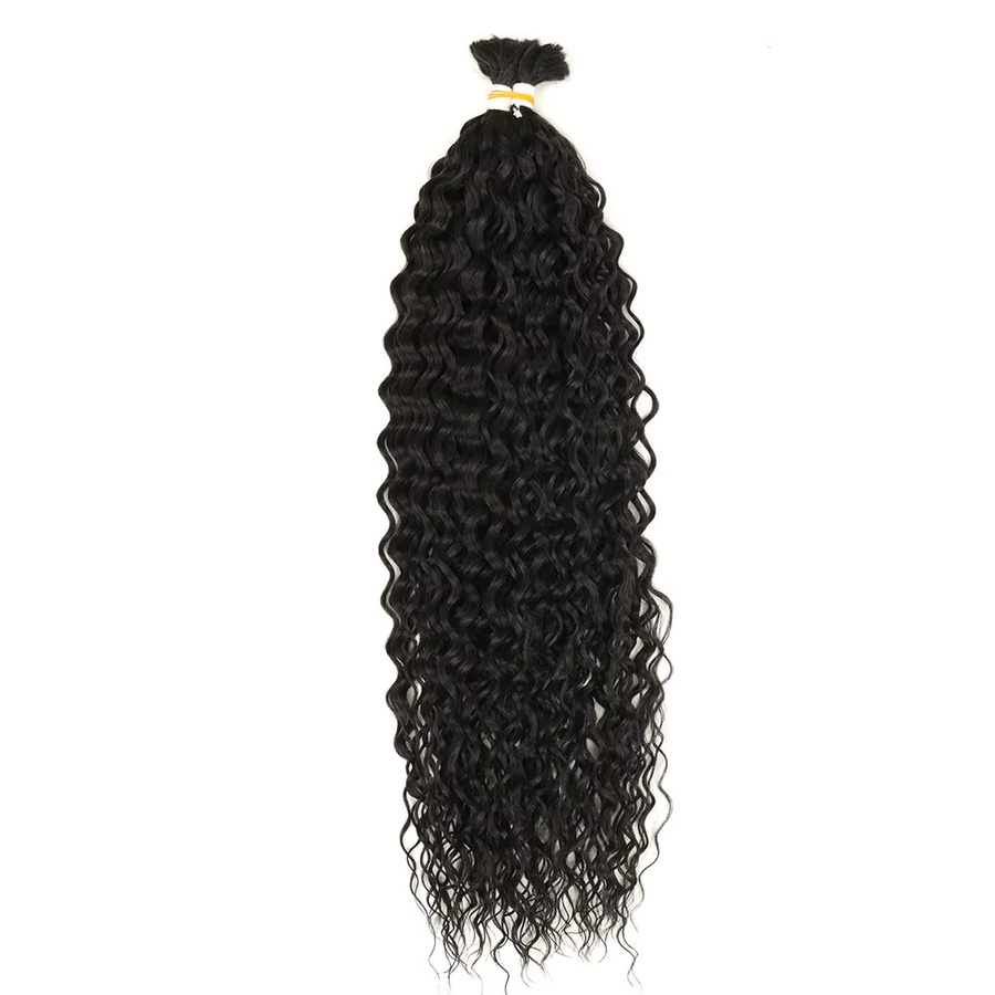 Booming Hair Flechthaar, synthetisch, lockig, blond und schwarz, 30 Zoll, 100 g, Damen - Bild 2