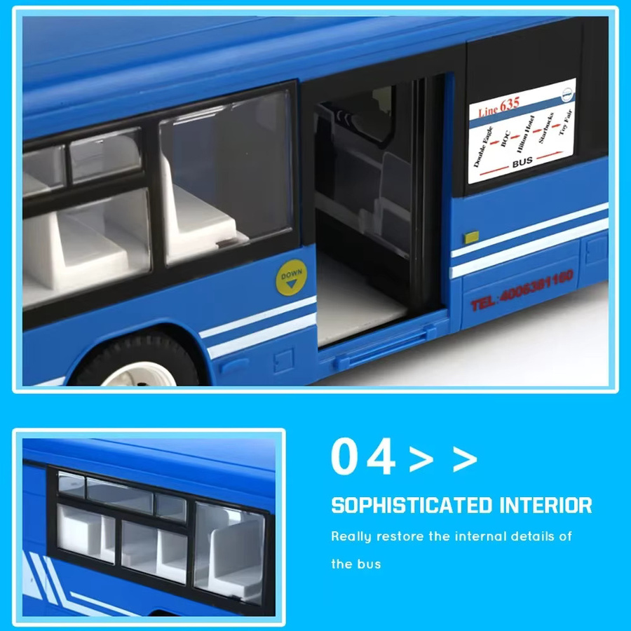 Double E E635 RC Auto, Tour Bus, 1:14, ferngesteuert, mit Licht und Sound - Bild 5