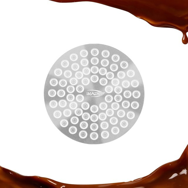 IKAPE wiederverwendbarer Kaffeefilter V2 aus Edelstahl in Silber mit ultradünnem Sieb für Siebträger-Kaffeezubehör - Bild 1