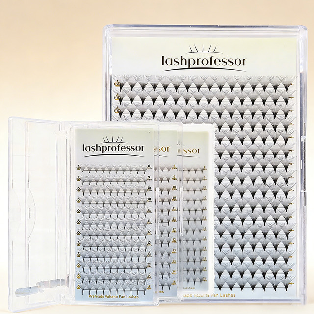 Lashprofessor Vorgefertigte Fächerwimpern Mega Fan, Black, Unisex - Bild 1