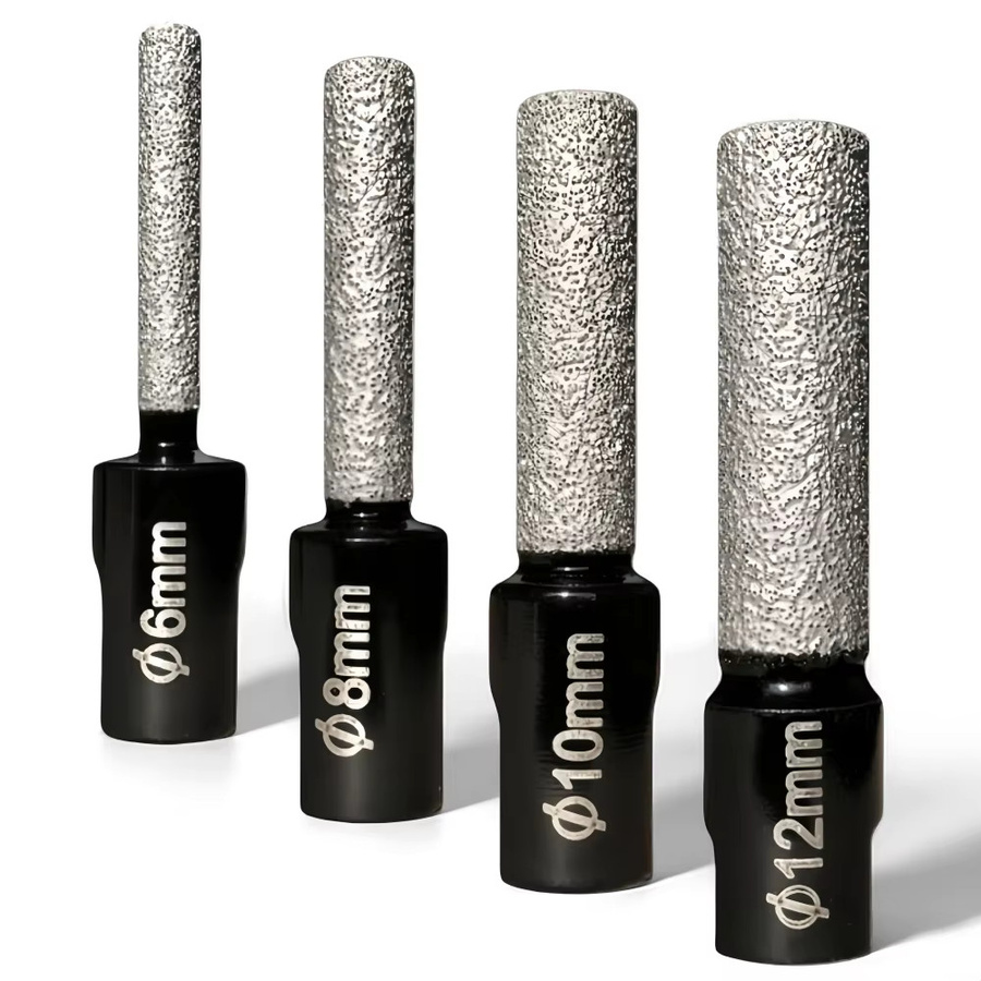 RSMXYO M10 Vakuum-Diamantbohrer Lochsäge für Keramikfliesen, Granit und Marmor in Silber, 6,0 mm - Bild 5