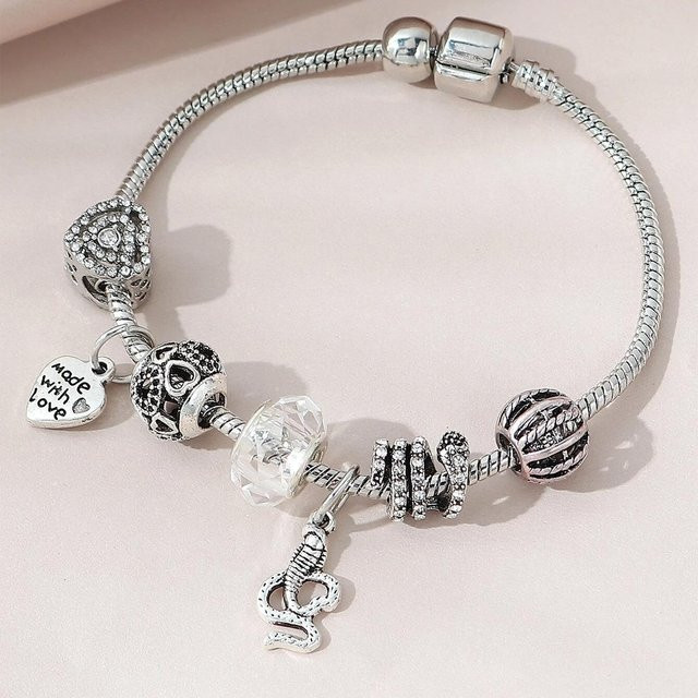 Lucky Star Jewelry Perlenarmband, Edelstahl, Silber, Zirkonia, Damen - Bild 1