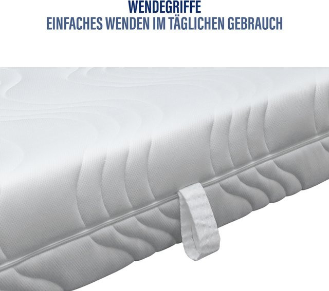 BECO 7-Zonen-Kaltschaum-Matratze Marissa, Farbe: Weiß, H4, B/T: 160 x 200 cm - Bild 1
