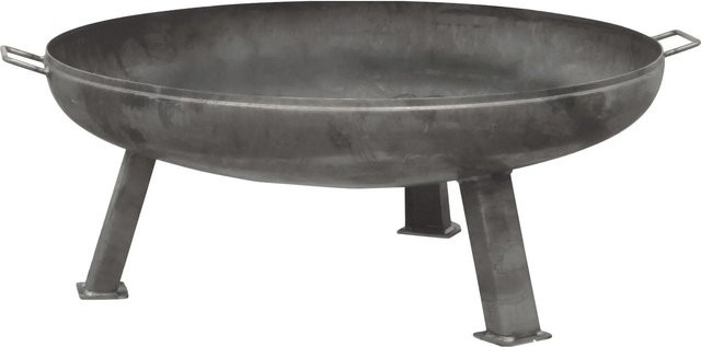 Siena Garden Feuerschale XXL aus Stahlblech in Anthrazit Grau, Höhe: 37 cm, Durchmesser: 55 cm - Bild 1
