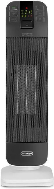 DeLonghi Keramik-Heizlüfter HFX65V20 mit Fernbedienung in Schwarz und Grau - Bild 1
