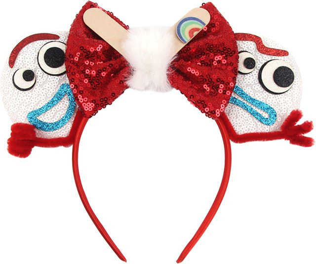 Disney Mausohren-Stirnband, Glitzer-Haarband, Bunt/Mehrfarbig - Bild 1