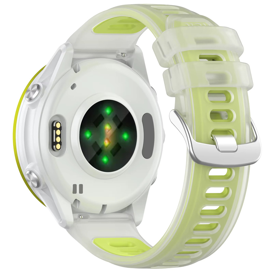 Uhrenarmband Silikon, 20mm 22mm, halbtransparent, zweifarbig, Xiaomi, Amazfit - Bild 2