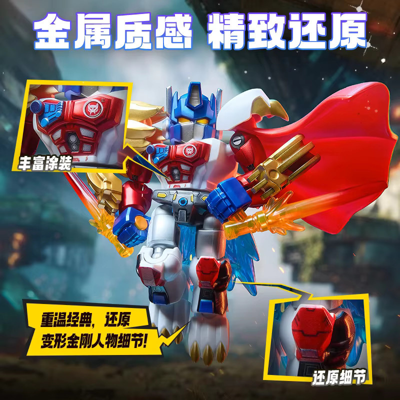 BLOKEES Transformers Optimus Prime Maximal Megatron Montage-Actionfiguren - Bild 3