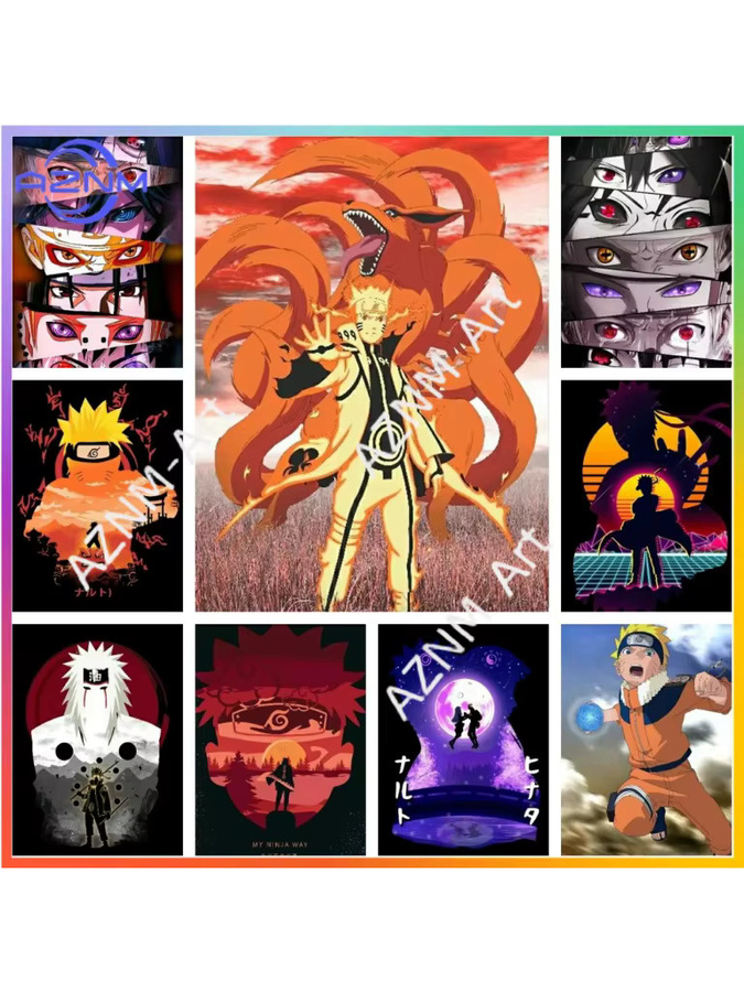 KAYOU Naruto Anime Leinwanddruck Wandbild für deine Heimdekoration in Multicolour - Bild 3